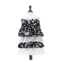 비케이 반려견 옷 핑크플라워 케이크치마, 2