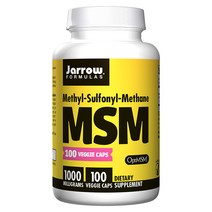 재로우 MSM 1000mg 베지 캡 글루텐 프리, 100정, 1개