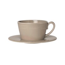 꼬떼따블 블렉퍼스트 티컵 220ml + 소서, 마스틱, 1세트