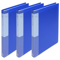 에코청운 PP 클리어화일 A4 20매, 파랑, 3개