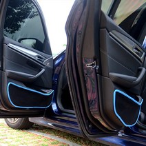 블루코드 섀미 자동차 도어커버 블랙 + 스카이, 현대, 아반떼 MD 14년~