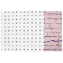 앤비커머스 인테리어타공판 보라라인 우 WHITE, 1개