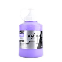 알파색채 실버레벨 아크릴물감 낱색 S1 943 27 BrilliantPurple, 500ml, 1색