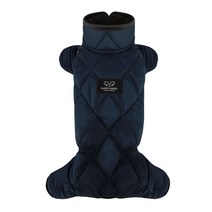 퍼피엔젤 반려견용 MAC CALCARY 오버롤 패딩, 756 NAVY