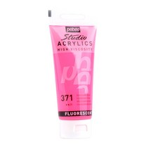 뻬베오 스튜디오 아크릴 물감 형광 371 FluorescentPink 1p, 100ml, 1색