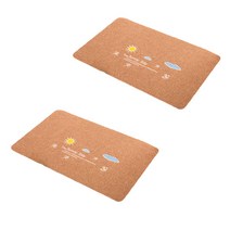 스토어33 심플 자수 발매트 2p, G