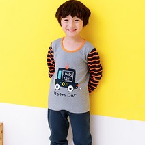 메이키즈 남아용 붕붕이 오가닉보온내의 상하복