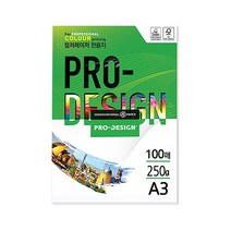 삼은파트너스 칼라레이저전용지 ProDesign 250g, A3, 100매