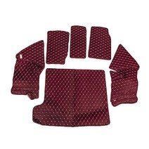 JIAODIAN 프리미엄 퀼팅 트렁크 매트 버건디 HB0025, BMW, X1 (2010~2014)