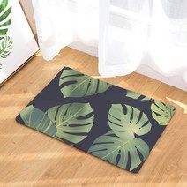 슈퍼식스 파릇파릇 열대 나뭇잎 시리즈 물 흡수 바닥 매트 패드, 11