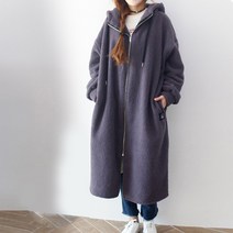 에베쏘 뽀송양털 임부복 후드집업 3527