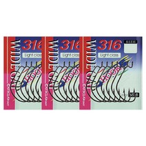 캣츠크로우 와이드갭 316 훅 NSB 7p, 3개입