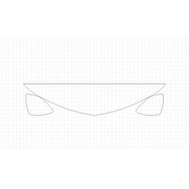 헥시스 쉐보레 크루즈 RS 2018 PVC PPF 보호필름 차량용 가드용품, 16. HM, STRAIGHT, 1개