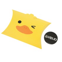 황씨네도시락 반달상자 병아리 20p + 원형 감사합니다 스티커 블랙 20p, 혼합 색상, 1세트