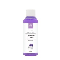 더허브샵 디퓨저 리필오일, 라벤더코튼, 100ml