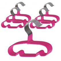 딩동펫 반려동물 논슬립 코팅 옷걸이 핑크, 50개입