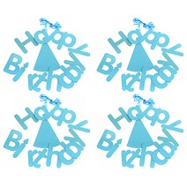 TOCTOC 파티 레터링 파티 플래그 가랜드 4p, NO34