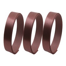 봄91 공단리본 10mm 3p, H44 밤색, 45m