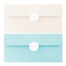 프롬앤투 비비드컬러 돈봉투 B110p 하늘 48p + 흰색 48p + 스티커 96p, 혼합 색상, 1세트