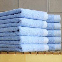 코튼타올 프리미엄 호텔타올 150g 30수 연사, 블루, 10개입