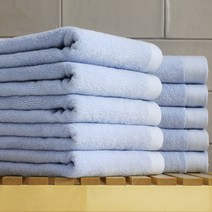 코튼타올 프리미엄 호텔타올 150g 30수 연사, 스카이블루, 10개입