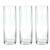 삼호유리 글라스코 원형화병 3p, 투명