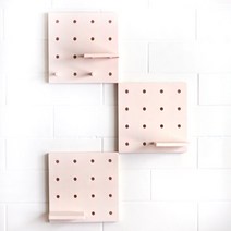 상상앤드 레고형 엔틱 선반 3p, 연베이지, 연베이지, 연베이지