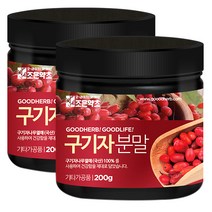 굿허브 프리미엄 구기자분말, 2개입, 200g