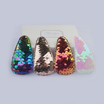 프라임리본 스팽클 7cm 똑딱핀 4종세트