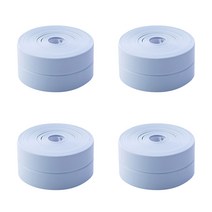 블럭마트 방수 테이프 3.2m x 2.2cm, 블루, 4개입