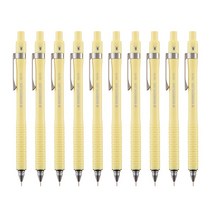 스테들러 925 75 파스텔 필기용 샤프 옐로우, 0.5mm, 10개입