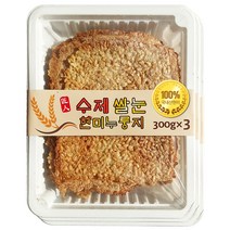 현미네 수제쌀눈 현미누룽지, 300g, 3개
