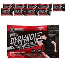 칼로바이 퍼펙트 파워쉐이크 초코맛, 44g, 10개입