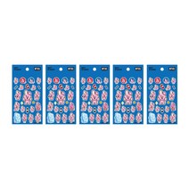라인프렌즈 BT21 소프트 스티커, 쿠키, 5개입