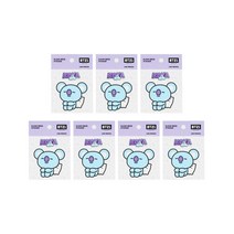 라인프렌즈 BT21 클리어 데코 스티커 2탄, 코야, 7개입