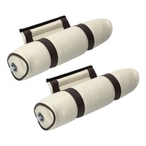 힙착 에어 요추 차량용쿠션 2p, 크림 아이보리