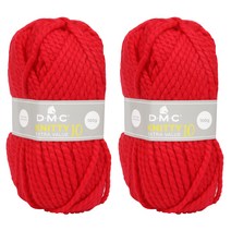 DMC 저스트니팅 니티10 뜨개실 2p, 950번 펑키, 82m