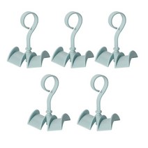 히키스 다용도 가방걸이 파스텔 행거, 민트, 5개