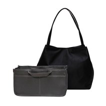 마켓피오 패션 대용량 심플 쇼퍼백 + 이너백