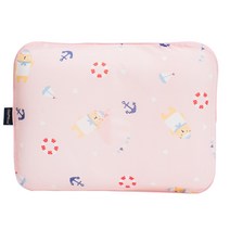 지오필로우 PCM 짱구베개 + 커버 S, 핑크베어