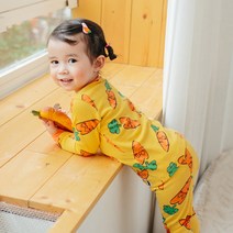 보보 아동용 뿡뿡 당근 오가닉 내의