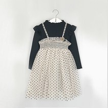 위시키즈 여아용 큐트 뷔스티에원피스
