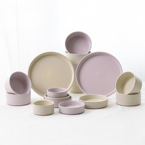 프렐류드 마틴 4인 홈세트 16p, 핑크, 아이보리, 6종