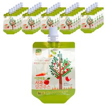 자연마을 프리미엄 사과당근주스, 100ml, 30개