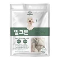 와그작 밀크본 덴탈껌 S 14p, 밀크, 1개
