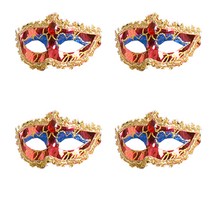 파티쇼 베네치아 유광 반가면 4p, 레드