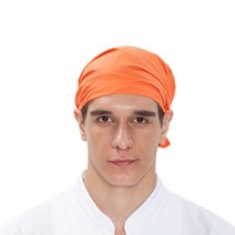 티팜 단색 TC45수 두건 FREE, 오렌지, 3개