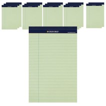 OXFORD 리갈패드 A5 40매, 연두, 15개