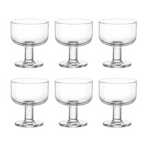 보르미올리 호스테리아 강화유리컵 디저트 240ml, 6개