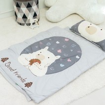 이지베이비 사계절 낮잠이불 분리형   패드   베개   일반 베개솜, 프렌즈곰곰
